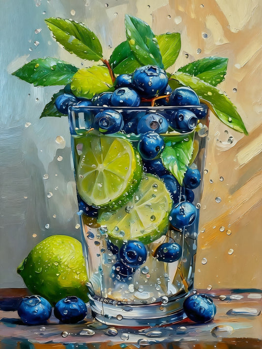 Blueberry & Lime Drink