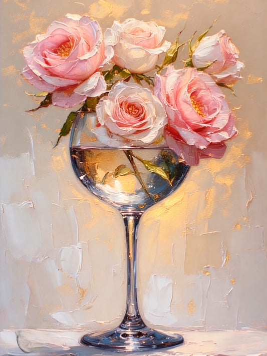 Roses in a Glass