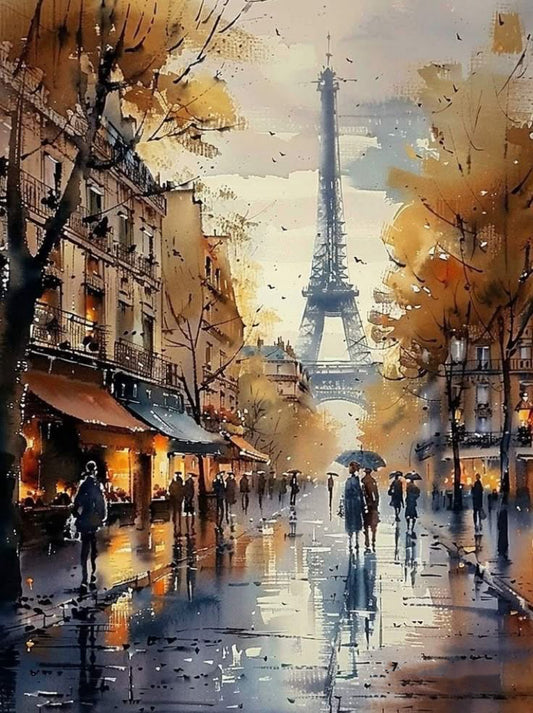 Paris in Rain