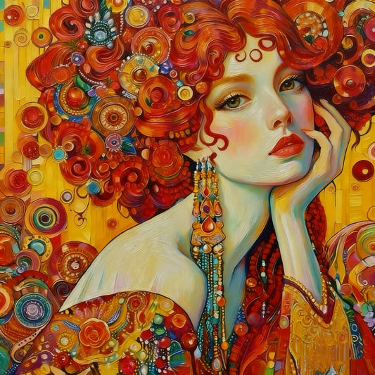 Gold Hued Lady