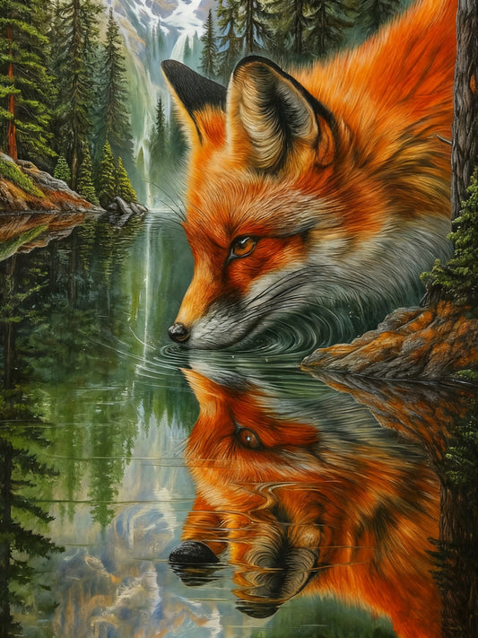Fox by the Lake