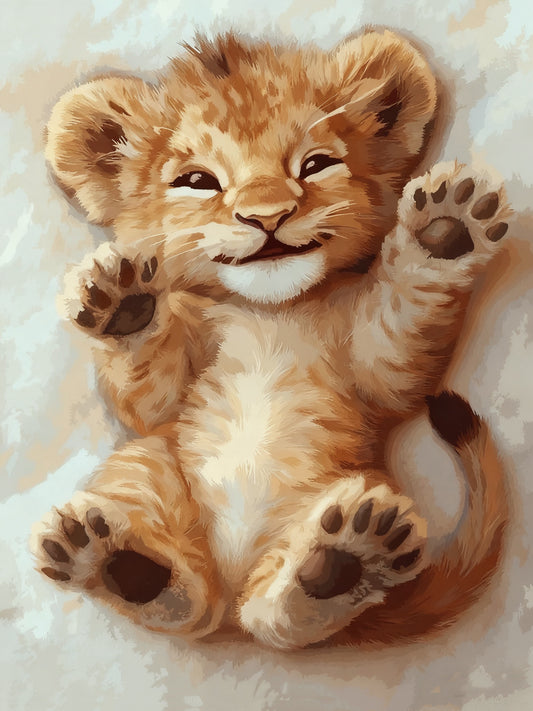 Happy Baby Lion