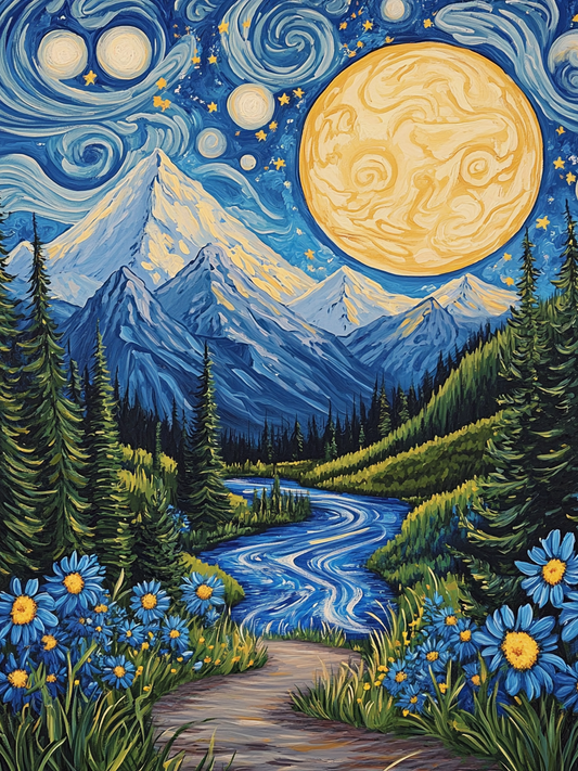 Oil Painting Forest