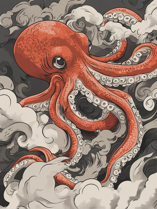 Orange Octopus