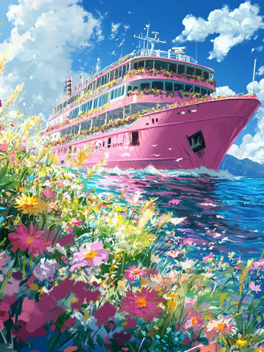 Pink boat