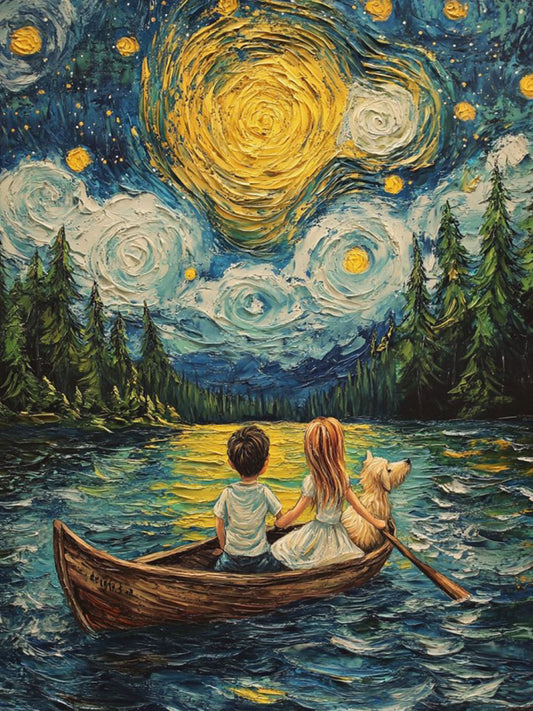 Starry Night Boating 2