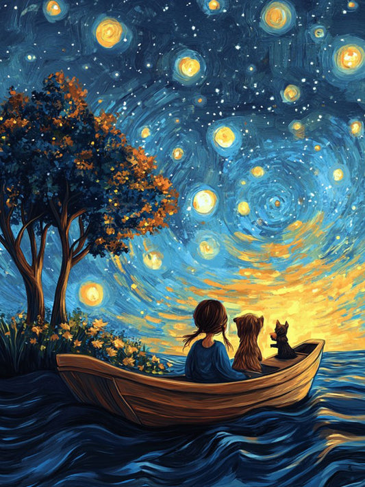 Starry Night Boating