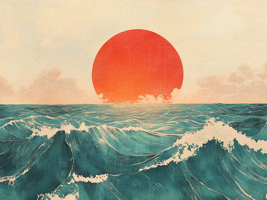 Sunset Waves