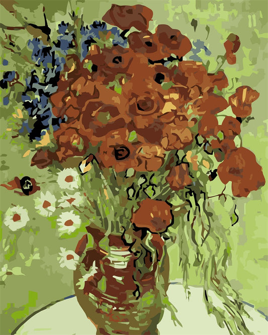 Van Gogh - Red Poppies and Daisies