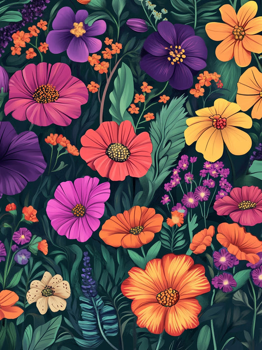 Wild Flowers Pink