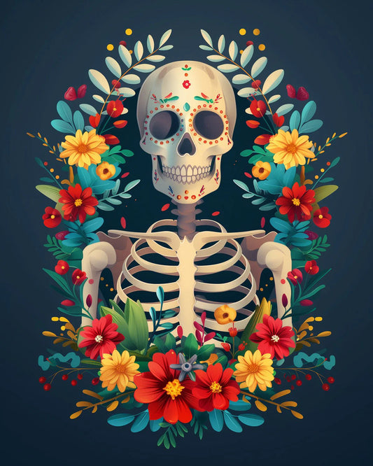 blooming skeleton